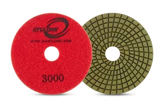 Cyclone Superflex Wet Polishing Pad 4" 3000 Grit