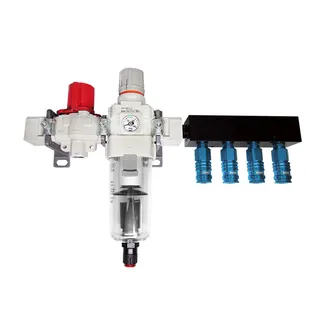 Alpha 1/2" Filter/Regulator Manifold (3) 1/4" NPT (1) 3/8" NPT 1030-0024