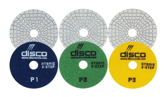 Disco 3-Step Hybrid Polishing Pad, 4" Step 3