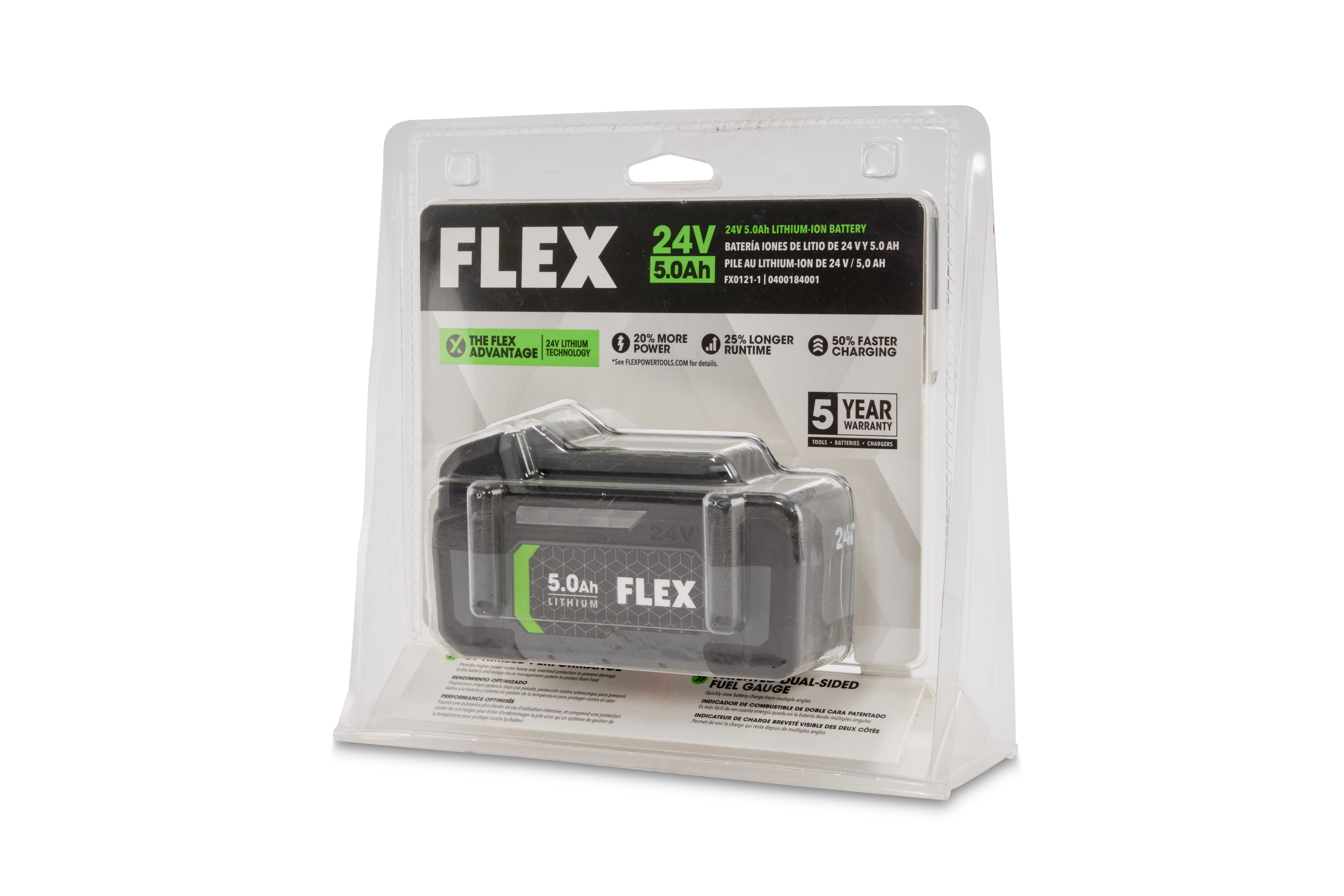 Flex 24V 5.0AH Lithium Ion Battery