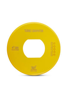 Dongsin Turbo Graphiter Cup Wheel 4&quot;, 200 Grit Magnetic Connection