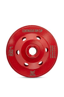 Dongsin Continuous Cup Wheel 4&quot; Fine 5/8&quot;-11