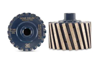 Dongsin Zero Tolerance Wheels Gear Drum 2" 40 Grit 5/8"-11 L45