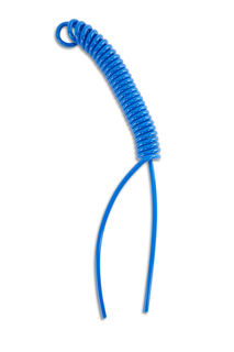 Gorilla Grip Replacement Blue Hose Coiled 1/4&quot; OD