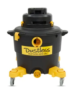Dustless Wet/Dry HEPA Vacuum 16 Gallon with 12 Foot Hose