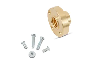 Alpha Quad Blade Adapter Brass 20mm with 5/8"-11