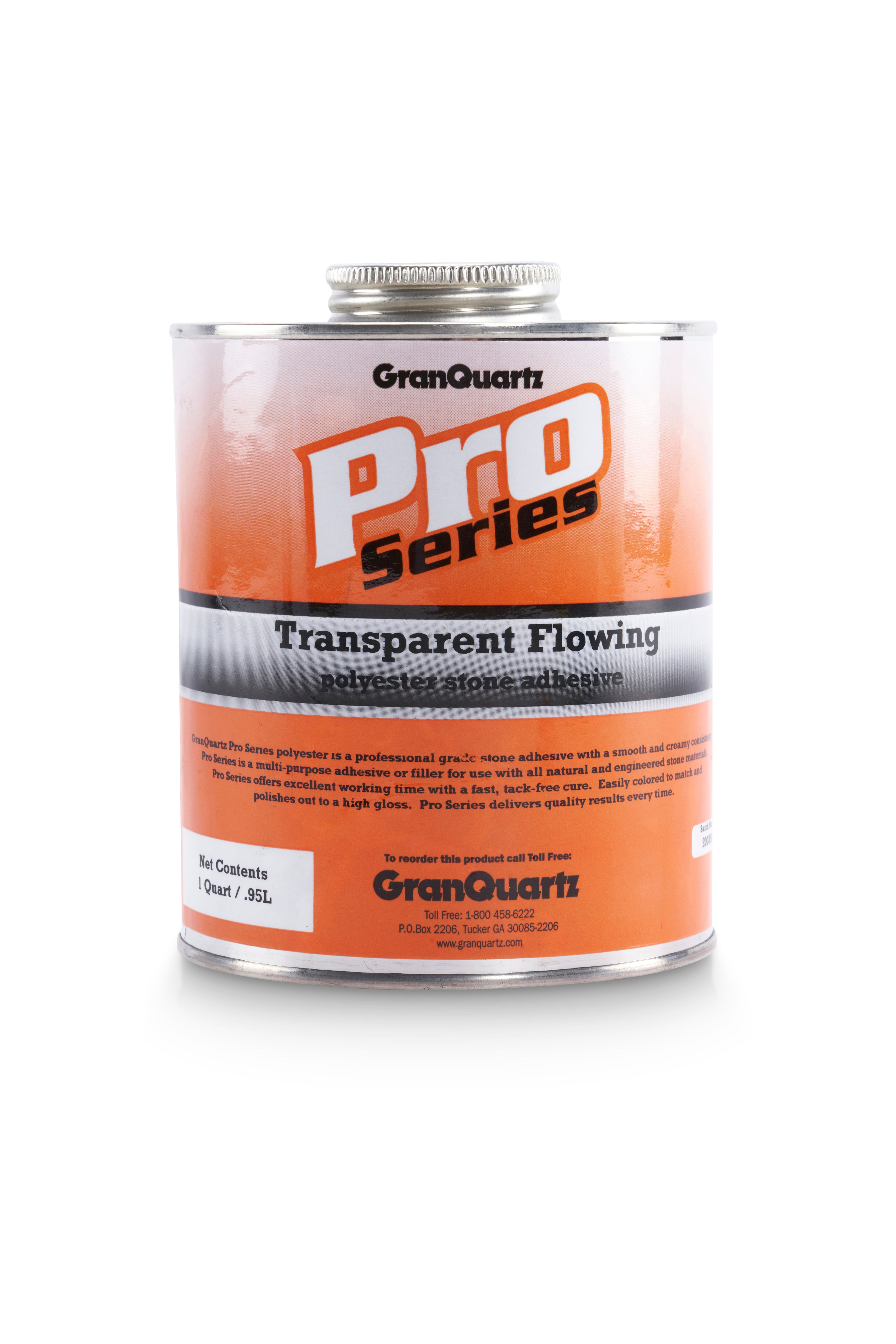 Pro Series Polyester Flowing Transparent Adhesives