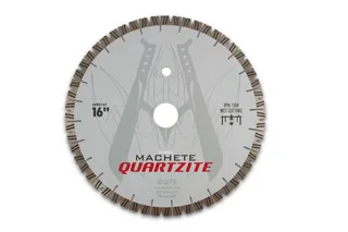 Diarex Machete Quartzite Bridge Saw Blade 16" with Donatoni Pin Pattern