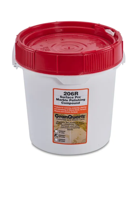 Marbrofin X, 1 Quart (2.2 Lb) Green-Colored Polishing Powder for Marble and  Other Natural Stones