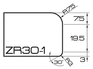ADI UHS Profile ZR30-1 3cm 80 Series CNC Profile Wheels