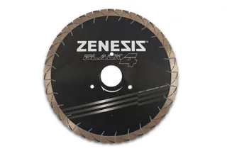 Zenesis Black 4 Bridge Saw Blade 16" 25mm Segments 65.1mm Arbor