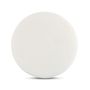 White Foam Light Polishing Pad, QRS Backed, 6 1/2