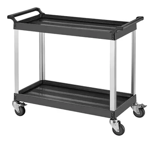 Magnum Rolling Shop Cart with Aluminum Uprights 36.75" x 17.25" x 34"