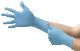 Ansell Nitrile Blue Disposable Gloves