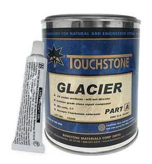 Touchstone Glacier Clear Quart Kit, 1 Quart A, 30 Tubes B