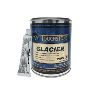 Touchstone Glacier Clear Quart Kit, 1 Quart A, 30 Tubes B