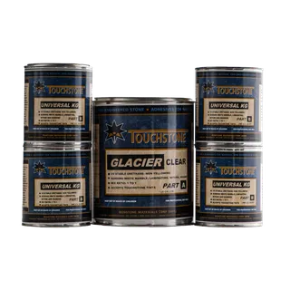 Touchstone Glacier Clear Gallon Kit, 1 Gallon A, 4 Quarts B