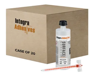 Integra Zero Alabaster 0010 Adhesive 250ml with 2 Tips, Case of 20