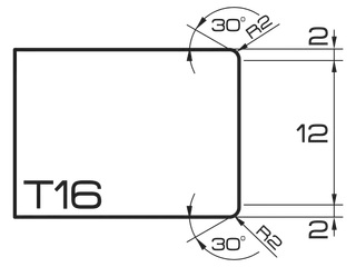 ADI UHS Profile T16 1.6cm 40 Series CNC Profile Wheels