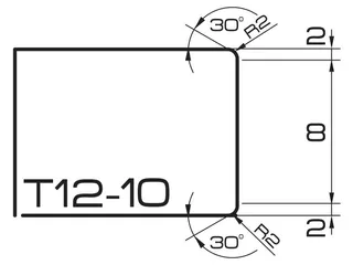 ADI UHS Profile T12-10 1.2cm 80 Series CNC Profile Wheels