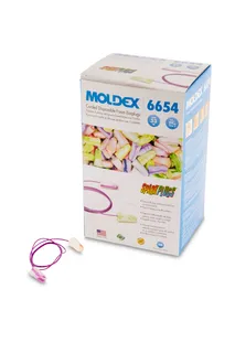 Moldex Sparkplugs Corded, NRR33 dB, Box of 100