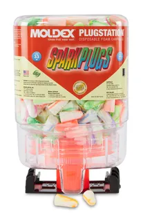 Moldex Sparkplugs Plugstation, NRR 33 dB, 250 Pairs