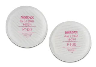 Moldex 8002 P100 Particulate Filters, Bag of 5 Pair