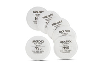 Moldex 8002 N95 Particulate Filters, Bag of 5 Pair