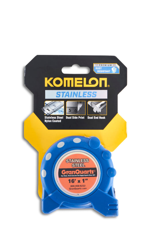 Granquartz Tape Measure 16 Ft Stainless Steel English Only