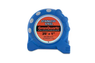 Granquartz Tape Measure 25 ft Stainless Steel English Only