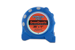 Granquartz Tape Measure, 25 Ft Stainless Steel, English Only