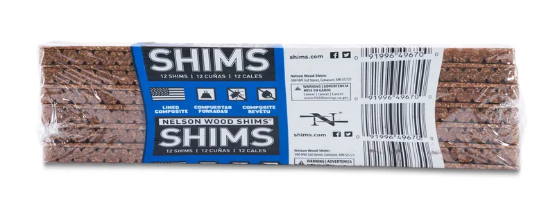 Nelson Wood Shims 8in Contractor Shims 56pk CSH8/56/10/12 from
