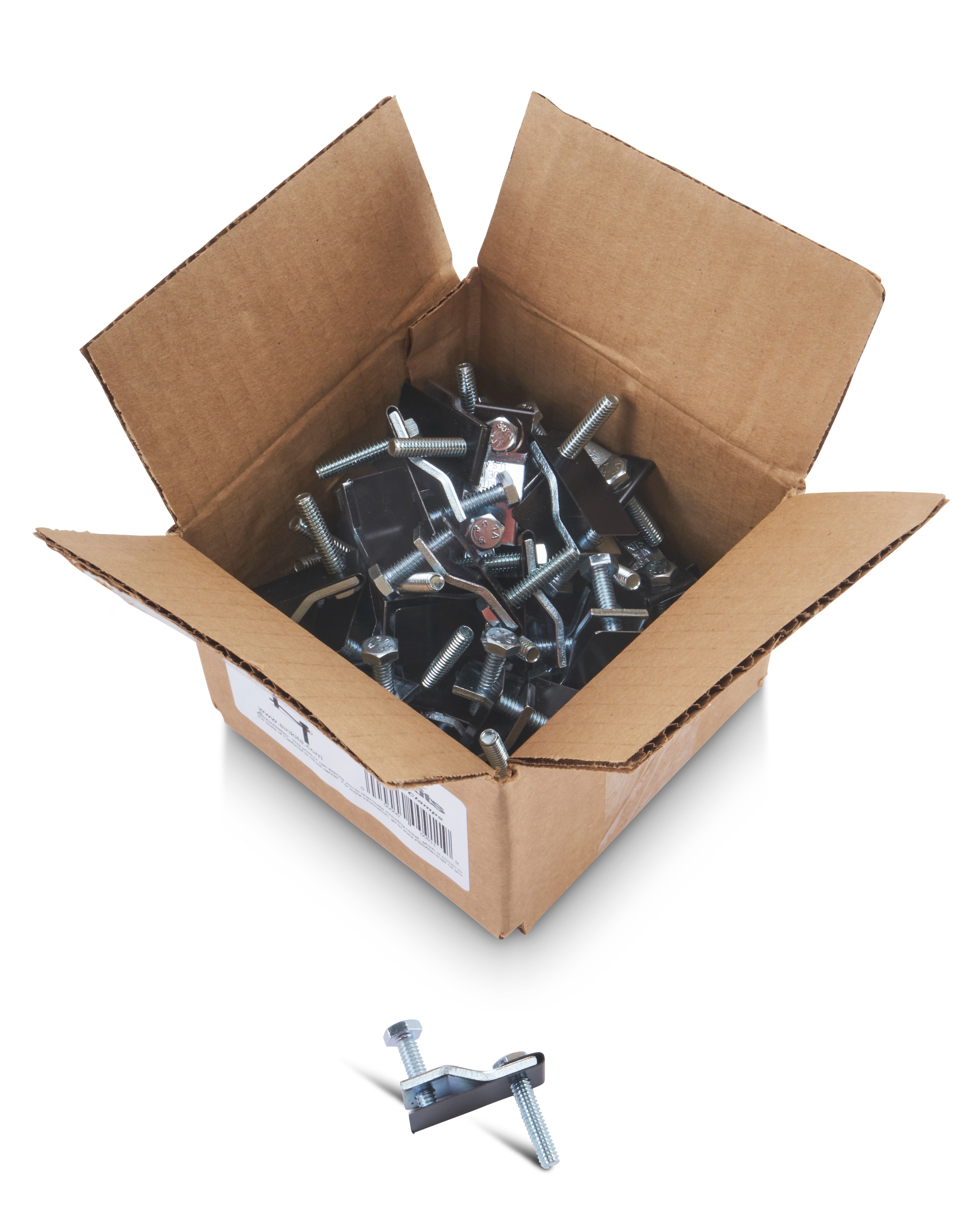 Sinkit Undermount Sink Clamps, Box of 48
