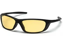 Pyramex Azera Safety Glasses Black Frame Amber Lens