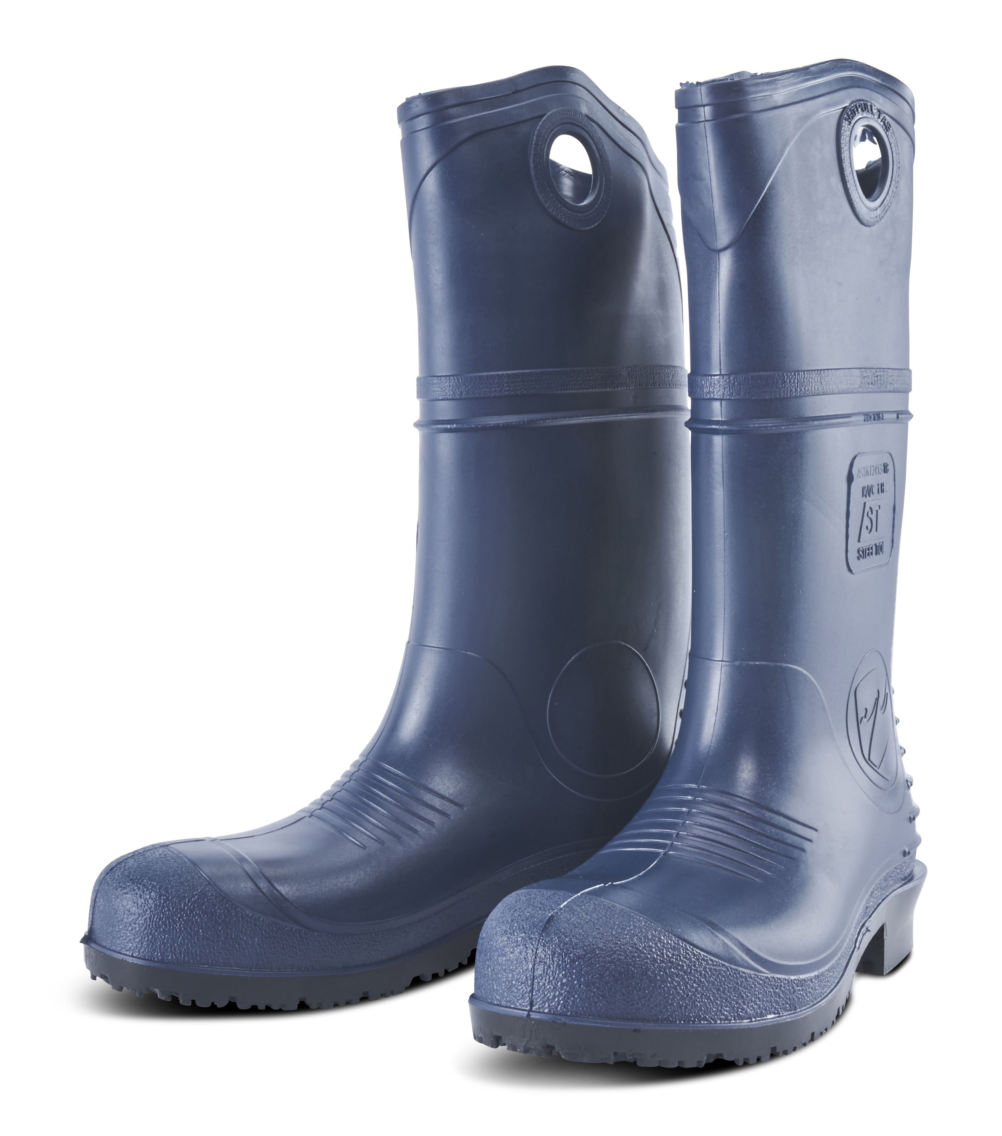 Size 16 steel toe cheap rubber boots