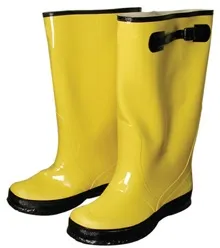 Over-the-Shoe Boots 17" Yellow Size 10