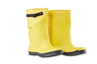 Over-The-Shoe 17&quot; Boots Size 16, Yellow, Premium
