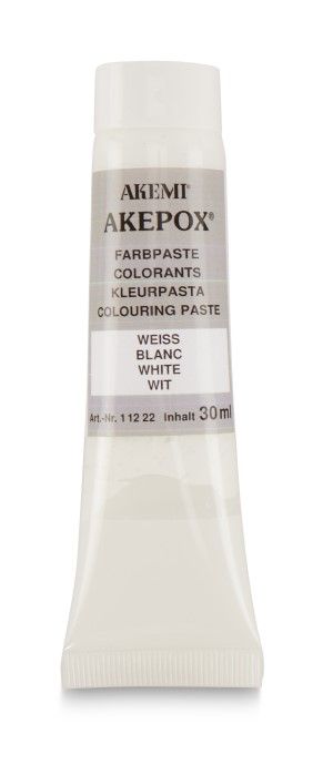 Akemi Epoxy Colorant White 30ml Tube Paste