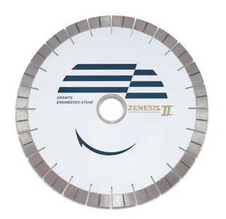 Zenesis II Bridge Saw Blade 14" 25mm Segments 50/60mm