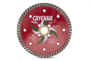 Cayenna Turbo Blade 5" 5/8"-20mm-7/8" 4 Holes