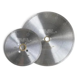 Rival Continuous Rim Blade 6" 5/8"-20mm-7/8" 4 Hole Adapter