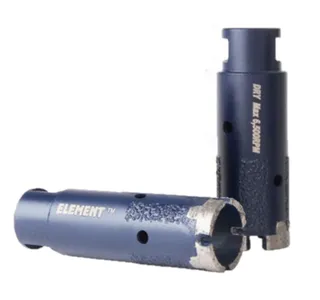 Element 1-3/8" Dry Core Bit T-Seg, Brazed Blue