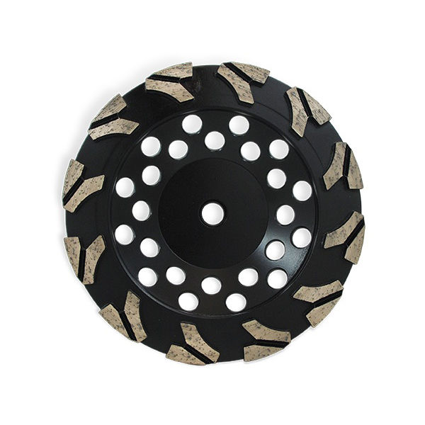 3 X 5 inch Coarse Grinding Diamond Turbo Cup Wheel 5/8-11 Thread Stone Concrete 