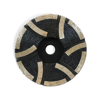 Rival 4&quot; Flat Resin Shaping Wheel Extra Coarse Wet/Dry Use