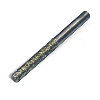 Diamond Wright Electroplated Profiling Bit 902-221-0503 1/4" Dia Blunt x 1 1/2" Long with 1/4" Shaft 50/60 Grit
