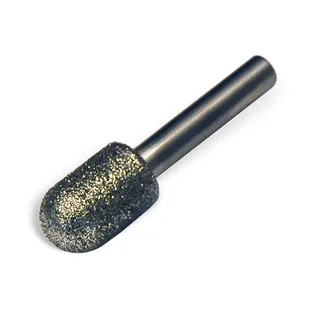 Diamond Wright Electroplated Profiling Bit 902-221-3508 1/2" Sphere End x 3/4" Long with 6mm Shaft 30/40 Grit