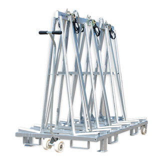 Aardwolf Galvanized Transport A-Frame 78&quot; with 6 Locking Bars