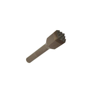 Carbide Tipped Machine Chisel Nine-Point 1/2&quot; Stock x 1/2&quot; Shank