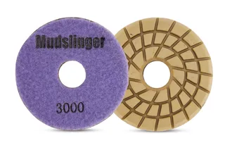 Mudslinger Concrete Diamond Polishing 5" Disc #3000 Purple