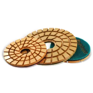 Mudslinger Concrete Diamond Polishing 7" Disc 400 Grit Yellow